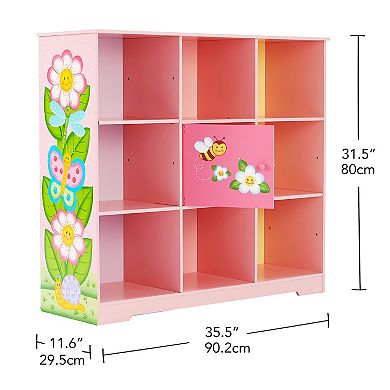 Kids Teamson Kids Magic Garden Adjustable Bookshelf