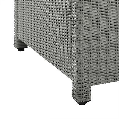 Crosley Bradenton Wicker Outdoor Sectional Coffee Table