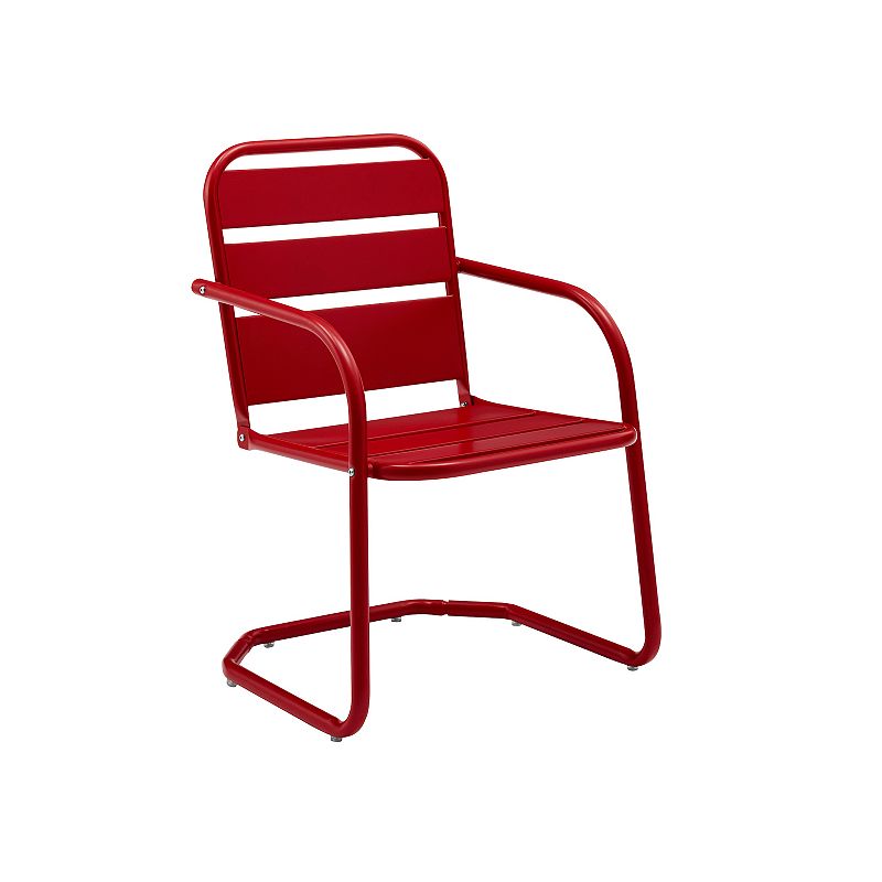 64254609 Crosley Brighton Outdoor Chair 2-piece Set, Red sku 64254609