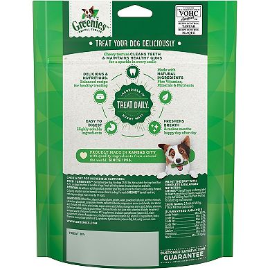 Greenies Original Regular Size Natural Dental Dog Treats - 6-oz. Pack (6 Treats)