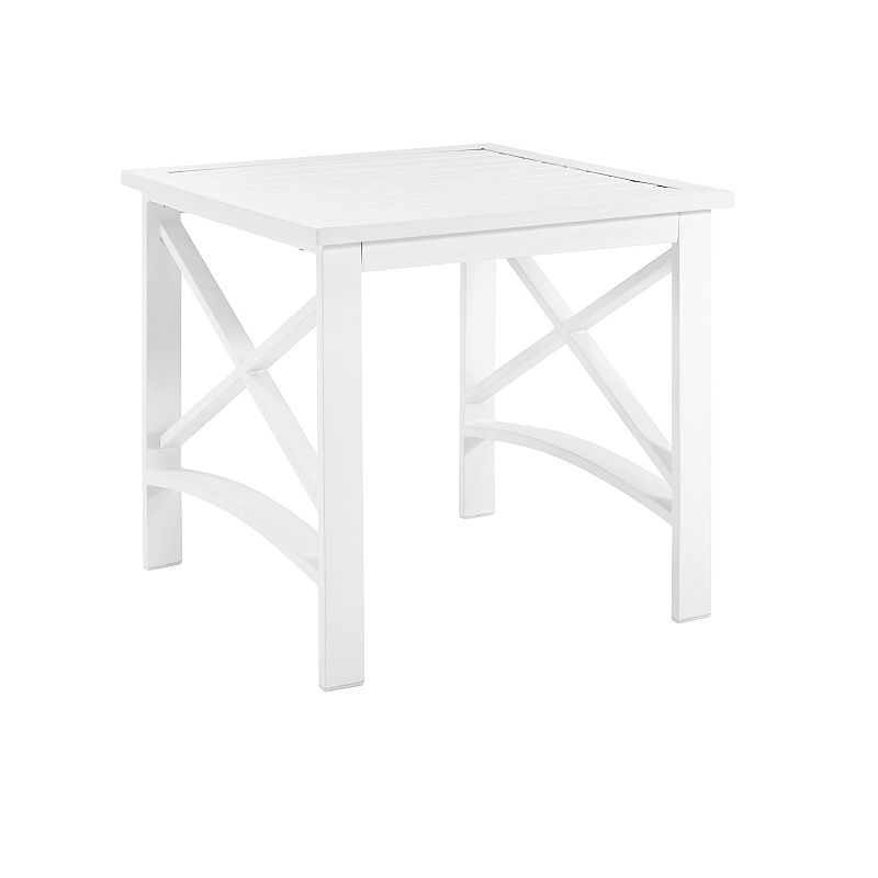 Crosley Kaplan Side Table, White