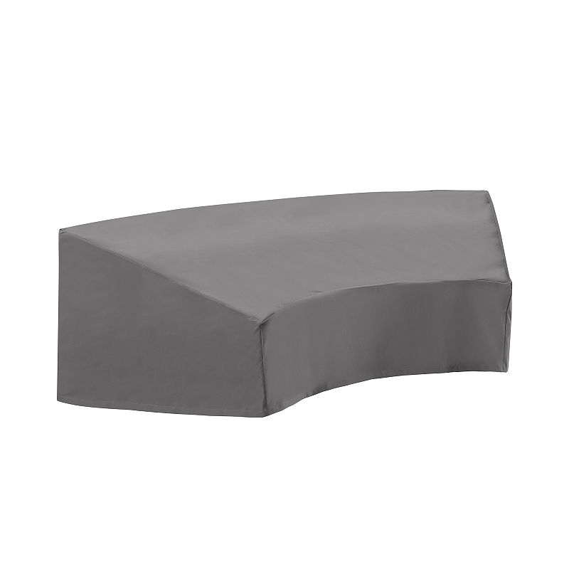 Crosley Furniture Catalina Patio Fabric Sectional Cover in Gray