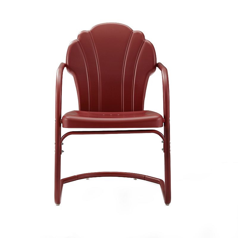 Crosley Tulip Outdoor Chair 2-piece Set, Red