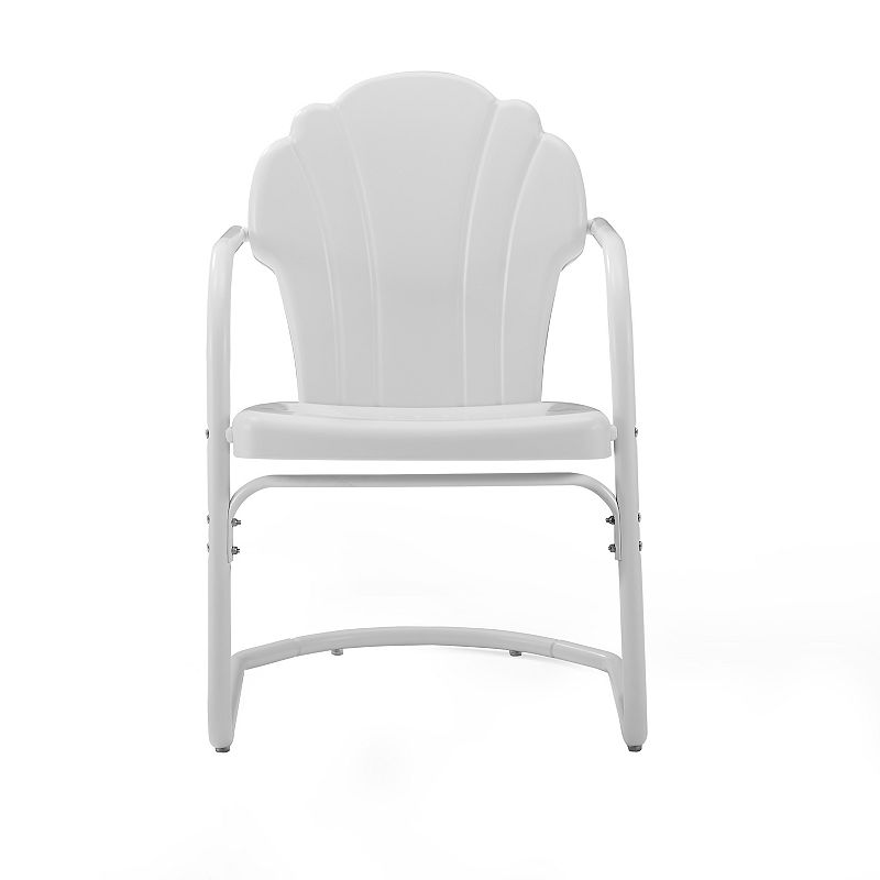 Crosley Tulip Outdoor Chair 2-piece Set, White