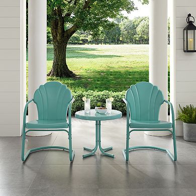 Crosley Tulip Outdoor Chair & Table 3-piece Set