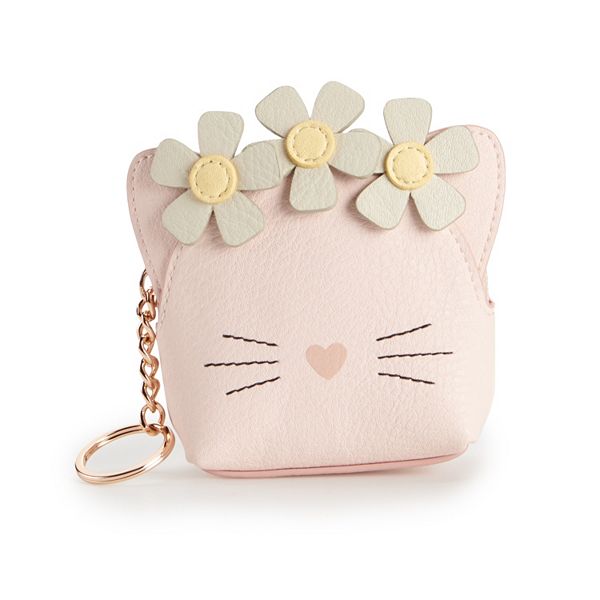 LC Lauren Conrad Kitty Eye Coin Pouch