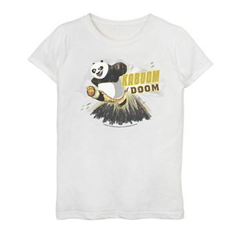 Girls 7-16 Kung Fu Panda Po The Kaboom Of Doom Explosion Portrait Graphic Tee