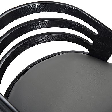 Armen Living Jayden Contemporary 30-in. Bar Height Swivel Barstool