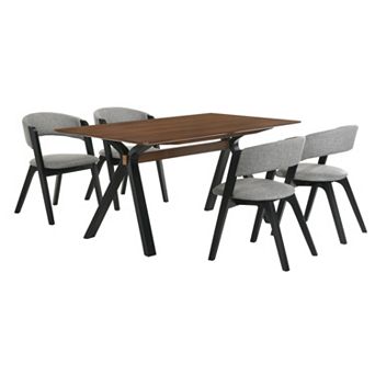 Armen Living Laredo & Rowan 5 pc Dining Set