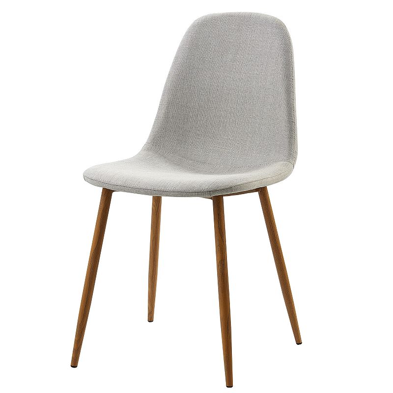 Teamson Home Minimalista Fabric Chair 2-pc. Set, Grey