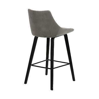 Armen Living Dani Faux-Leather Barstool