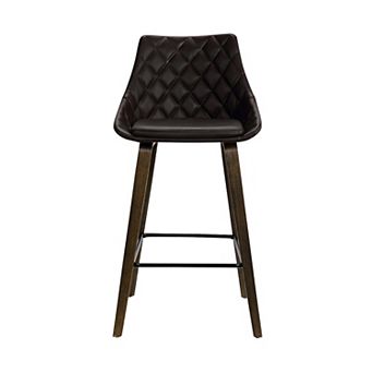 Armen Living Dani Faux-Leather Barstool