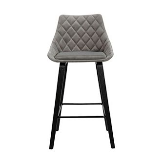 Armen Living Dani Faux-Leather Barstool