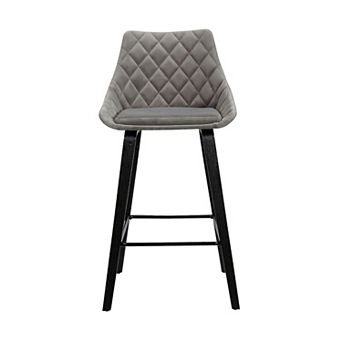 Armen Living Dani Faux-Leather Barstool