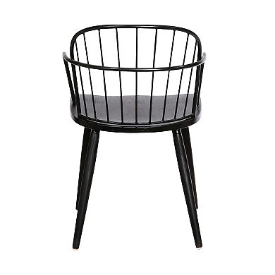 Armen Living Bradley Steel-Framed Side Chair