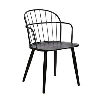 Armen Living Bradley Steel-Framed Side Chair