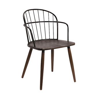 Armen Living Bradley Steel-Framed Side Chair