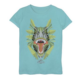 Girls 7-16 Jurassic World Tikisaur Leaf Face Roar Graphic Tee