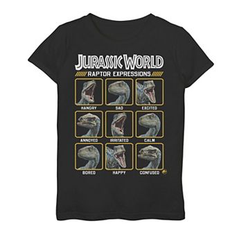 Girls 7-16 Jurassic World Two Blue Raptor Expressions Graphic Tee