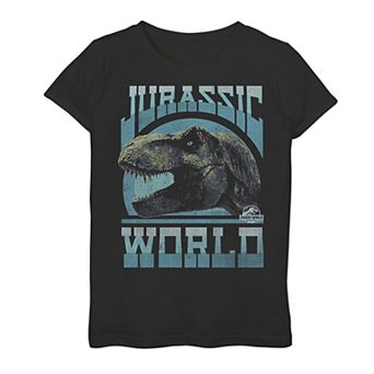 Girls 7-16 Jurassic World Two T-Rex Vintage Profile Graphic Tee
