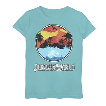 Girls 7-16 Jurassic World Two Dawn Of Time Land And Water Graphic Tee