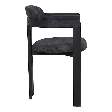 Armen Living Jazmin 2-Piece Contemporary Dining Chair Set