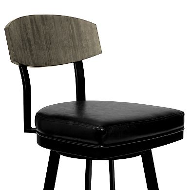 Armen Living Frisco 30-in. Bar-Height Barstool