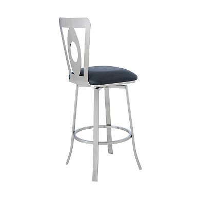 Armen Living Lola Contemporary 30-in. Bar-Height Barstool