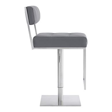 Armen Living Michele Contemporary Swivel Barstool