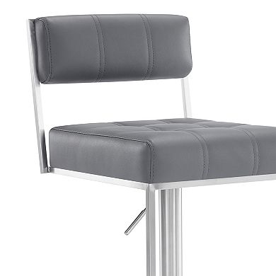Armen Living Michele Contemporary Swivel Barstool