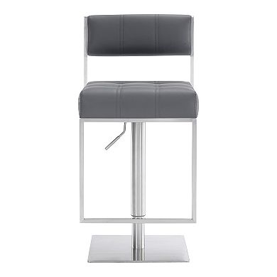 Armen Living Michele Contemporary Swivel Barstool