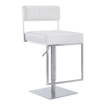 Armen Living Michele Contemporary Swivel Barstool
