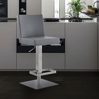 Armen Living Legacy Contemporary Swivel Barstool