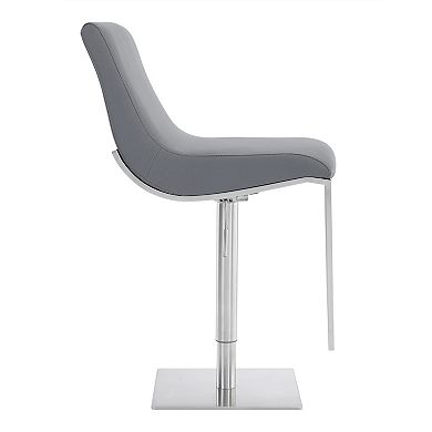 Armen Living Victory Contemporary Swivel Barstool