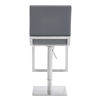 Armen Living Victory Contemporary Swivel Barstool