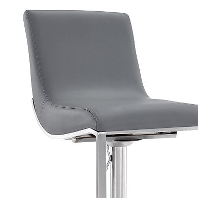 Armen Living Victory Contemporary Swivel Barstool