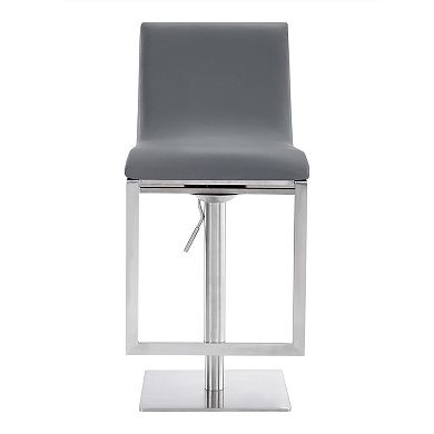 Armen Living Victory Contemporary Swivel Barstool