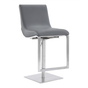 Armen Living Victory Contemporary Swivel Barstool