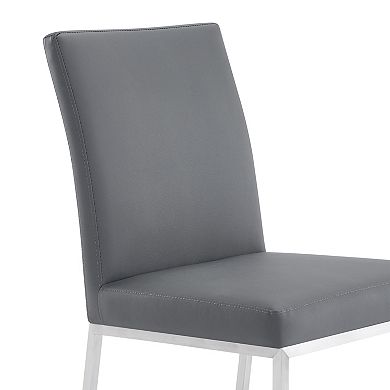 Armen Living Trevor 2-Piece Contemporary Dining Chair Set
