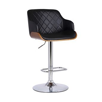 Armen Living Toby Contemporary Adjustable Barstool