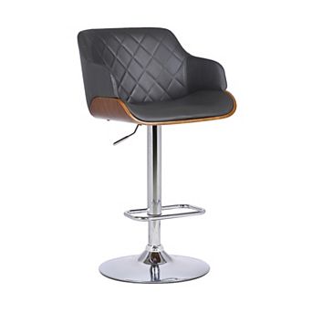 Armen Living Toby Contemporary Adjustable Barstool