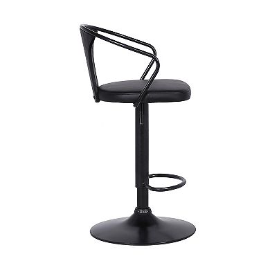 Armen Living Eagle Contemporary Adjustable Barstool