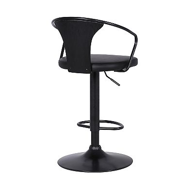 Armen Living Eagle Contemporary Adjustable Barstool