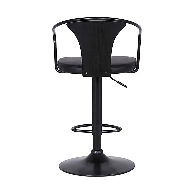 Armen Living Eagle Contemporary Adjustable Barstool