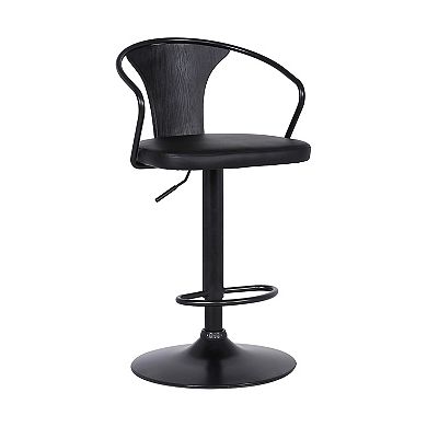 Armen Living Eagle Contemporary Adjustable Barstool