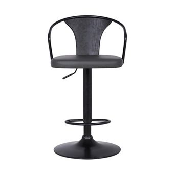 Armen Living Eagle Contemporary Adjustable Barstool