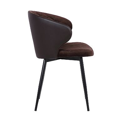 Armen Living Ava Contemporary Dining Chair