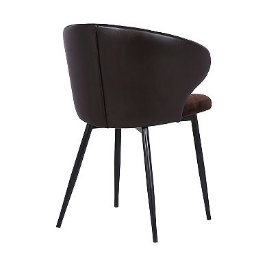 Armen Living Ava Contemporary Dining Chair