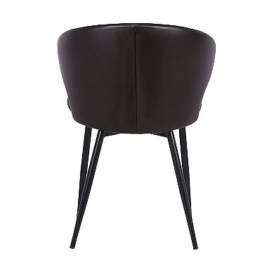 Armen Living Ava Contemporary Dining Chair