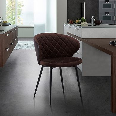 Armen Living Ava Contemporary Dining Chair